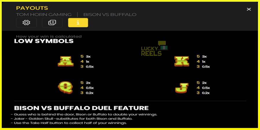 Bison vs Buffalo מכונת משחק לכסף, תְמוּנָה 7