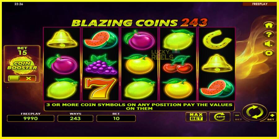 Blazing Coins 243 מכונת משחק לכסף, תְמוּנָה 2