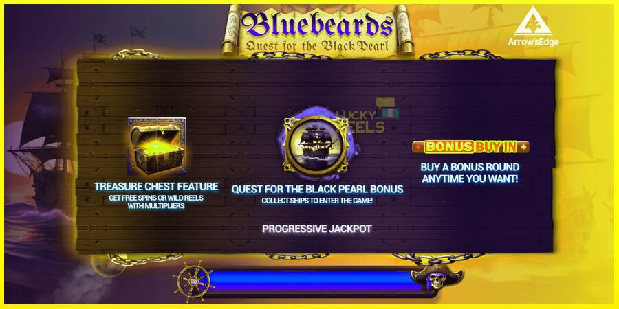 Bluebeard Quest for the Black Pearl מכונת משחק לכסף, תְמוּנָה 1