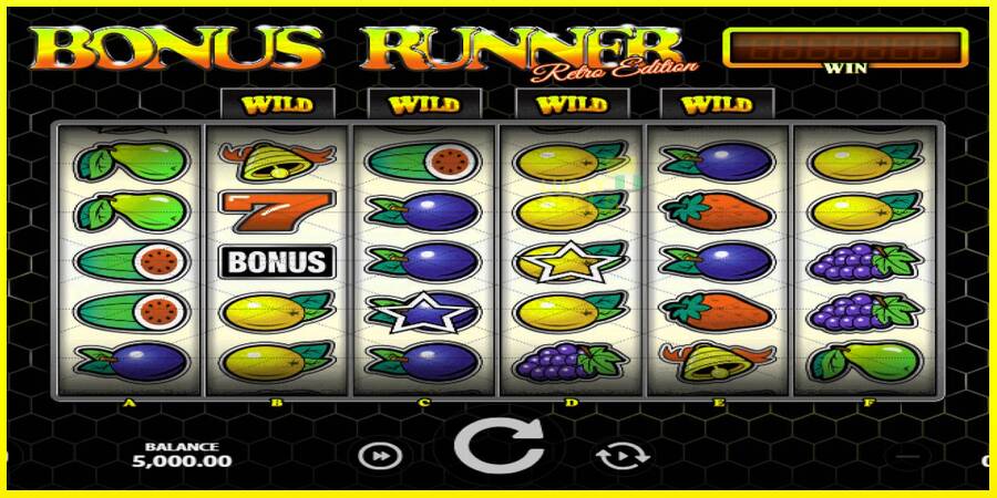 Bonus Runner Retro Edition מכונת משחק לכסף, תְמוּנָה 1