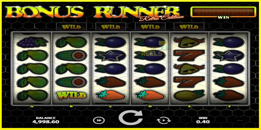 Bonus Runner Retro Edition מכונת משחק לכסף, תְמוּנָה 3