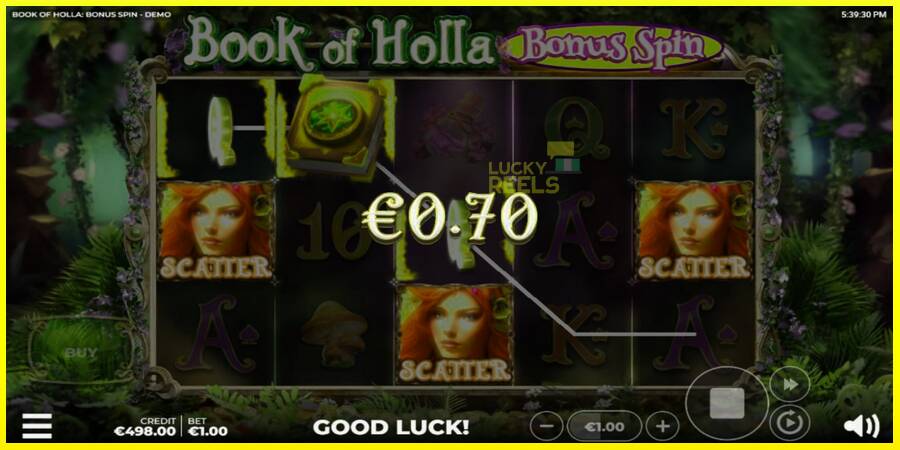 Book of Holla: Bonus Spin מכונת משחק לכסף, תְמוּנָה 3