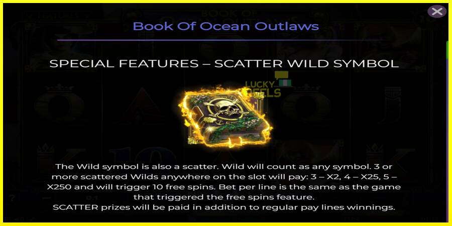 Book of Ocean Outlaws מכונת משחק לכסף, תְמוּנָה 4