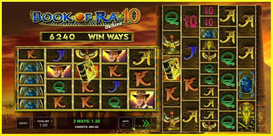 Book of Ra Deluxe 10 Win Ways מכונת משחק לכסף, תְמוּנָה 2