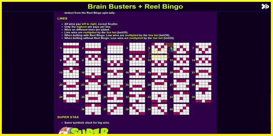 Brain Busters מכונת משחק לכסף, תְמוּנָה 7