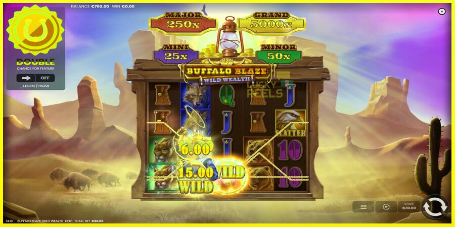 Buffalo Blaze: Wild Wealth מכונת משחק לכסף, תְמוּנָה 3