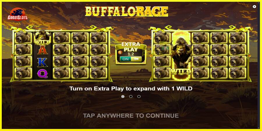 Buffalo Rage מכונת משחק לכסף, תְמוּנָה 1