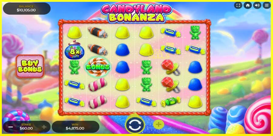 Candyland Bonanza מכונת משחק לכסף, תְמוּנָה 1