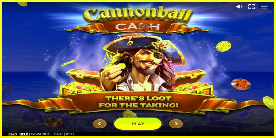 Cannonball Cash מכונת משחק לכסף, תְמוּנָה 1