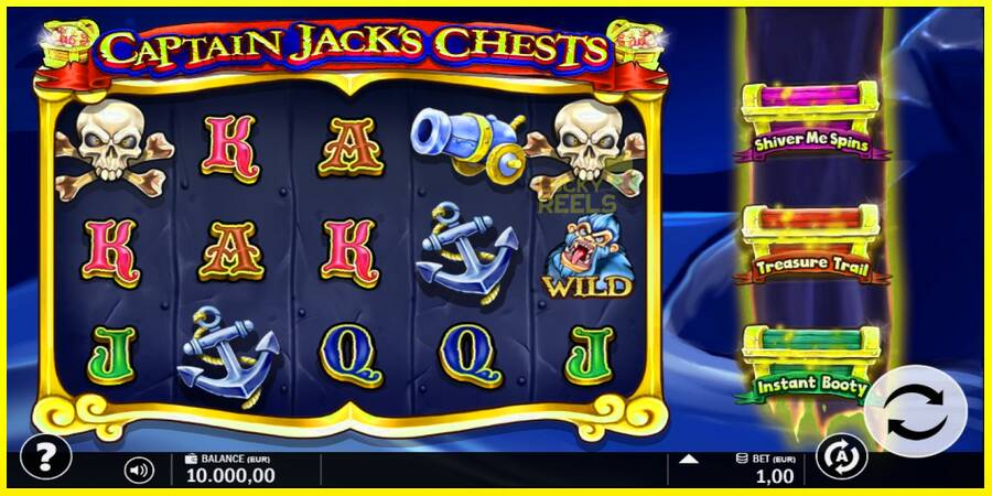 Captain Jacks Chests מכונת משחק לכסף, תְמוּנָה 1