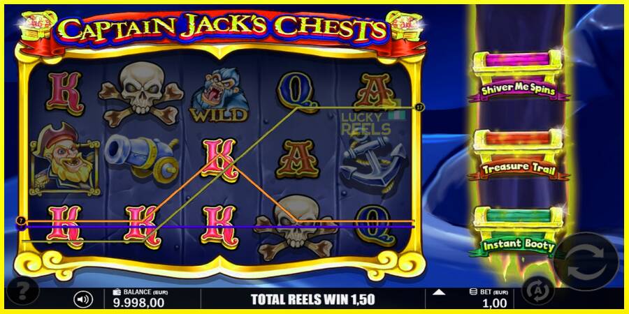 Captain Jacks Chests מכונת משחק לכסף, תְמוּנָה 2