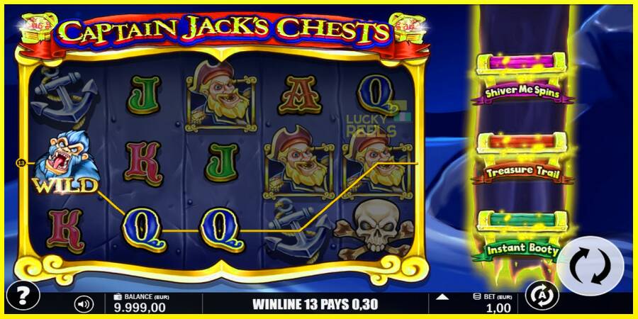 Captain Jacks Chests מכונת משחק לכסף, תְמוּנָה 3