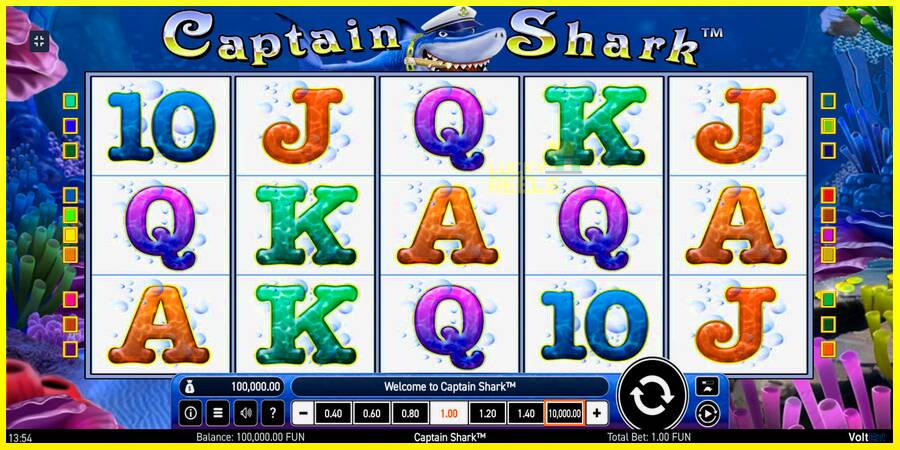 Captain Shark מכונת משחק לכסף, תְמוּנָה 1