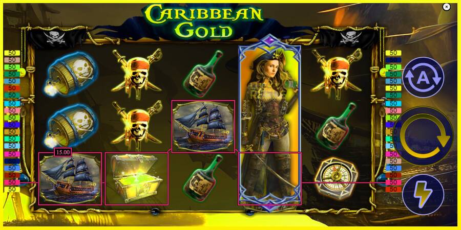 Caribbean Gold. מכונת משחק לכסף, תְמוּנָה 2