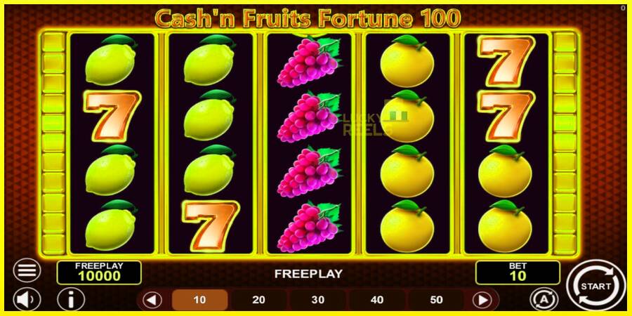 Cashn Fruits Fortune 100 מכונת משחק לכסף, תְמוּנָה 1