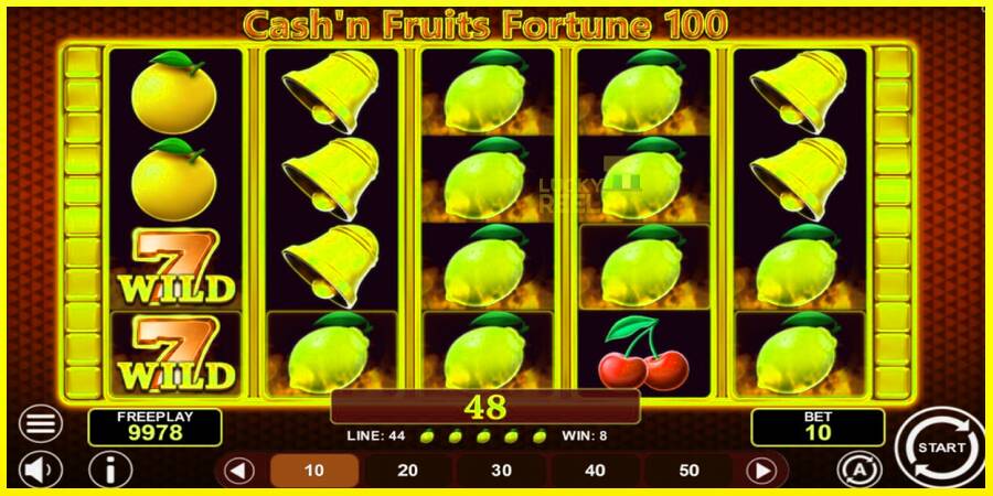 Cashn Fruits Fortune 100 מכונת משחק לכסף, תְמוּנָה 2