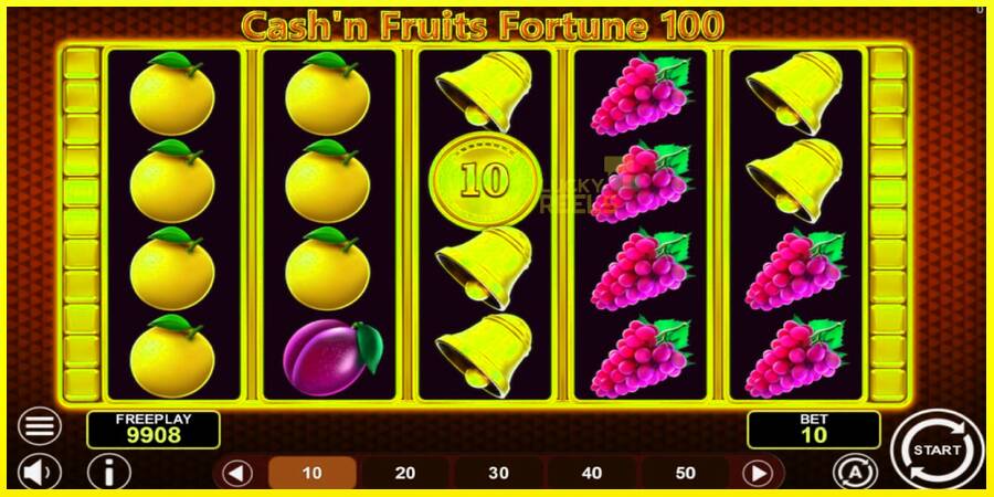 Cashn Fruits Fortune 100 מכונת משחק לכסף, תְמוּנָה 3