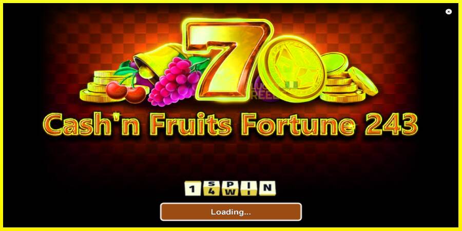 Cashn Fruits Fortune 243 מכונת משחק לכסף, תְמוּנָה 1