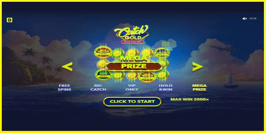 Catch The Gold Hold and Win מכונת משחק לכסף, תְמוּנָה 1