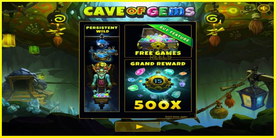 Cave of Gems מכונת משחק לכסף, תְמוּנָה 1