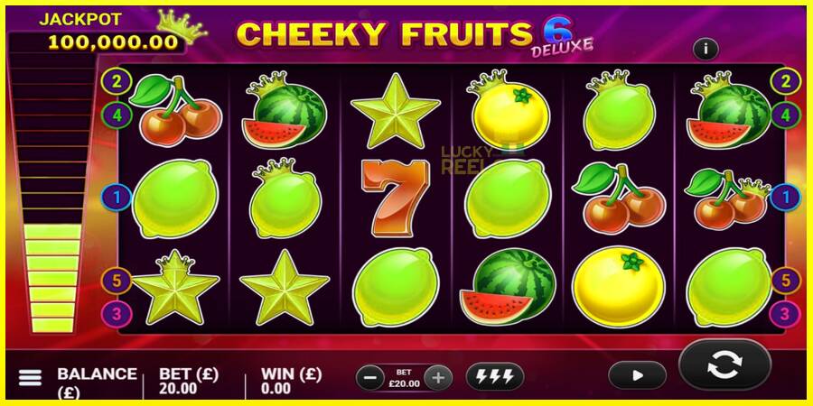 Cheeky Fruits 6 Deluxe מכונת משחק לכסף, תְמוּנָה 4