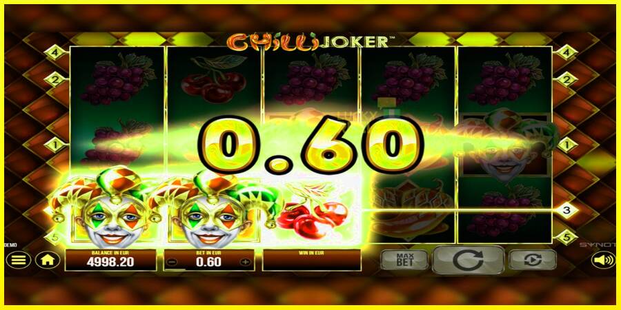 Chilli Joker מכונת משחק לכסף, תְמוּנָה 3