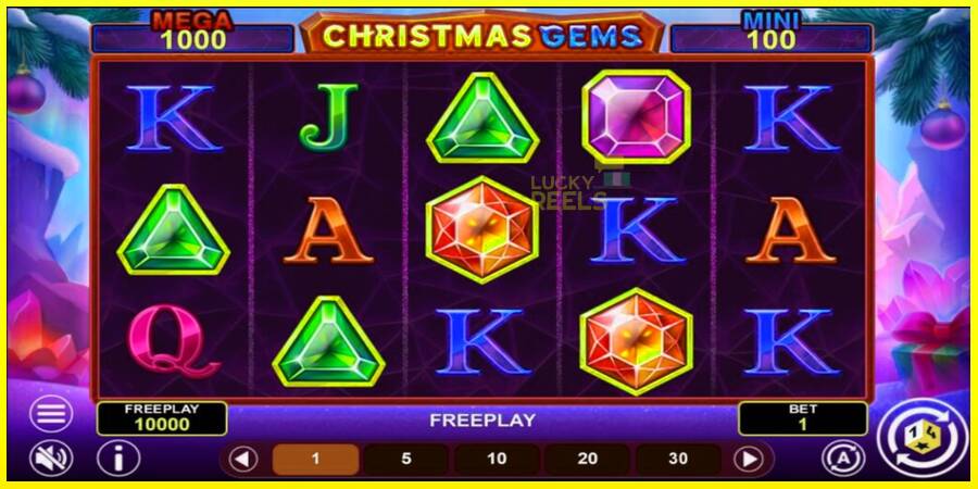 Christmas Gems Hold & Win מכונת משחק לכסף, תְמוּנָה 2