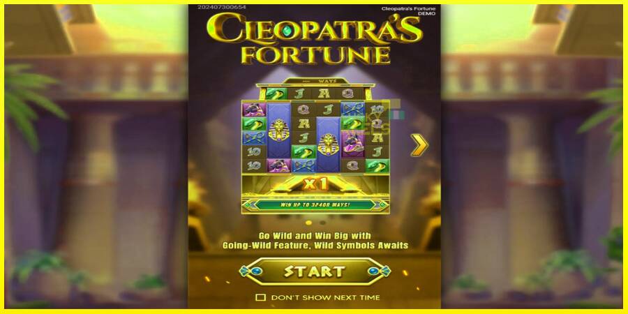 Cleopatras Fortune מכונת משחק לכסף, תְמוּנָה 1