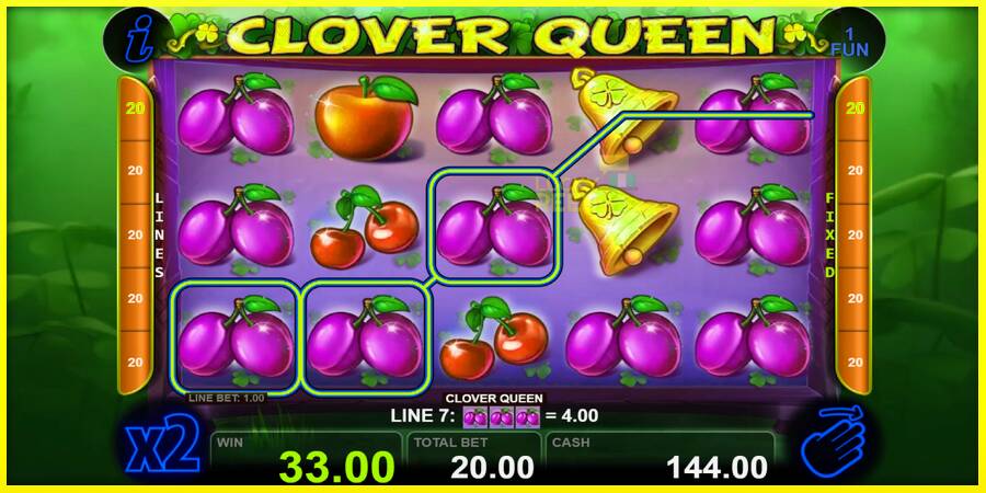 Clover Queen מכונת משחק לכסף, תְמוּנָה 4