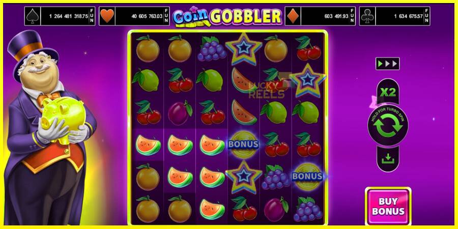 Coin Gobbler מכונת משחק לכסף, תְמוּנָה 2