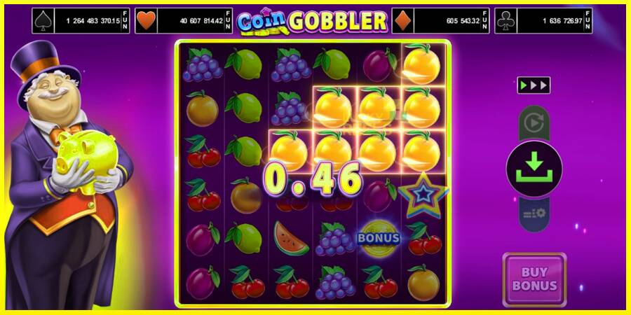 Coin Gobbler מכונת משחק לכסף, תְמוּנָה 3