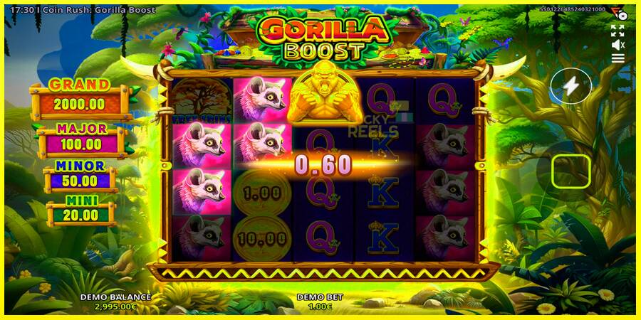 Coin Rush: Gorilla Boost מכונת משחק לכסף, תְמוּנָה 2