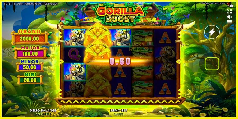 Coin Rush: Gorilla Boost מכונת משחק לכסף, תְמוּנָה 3