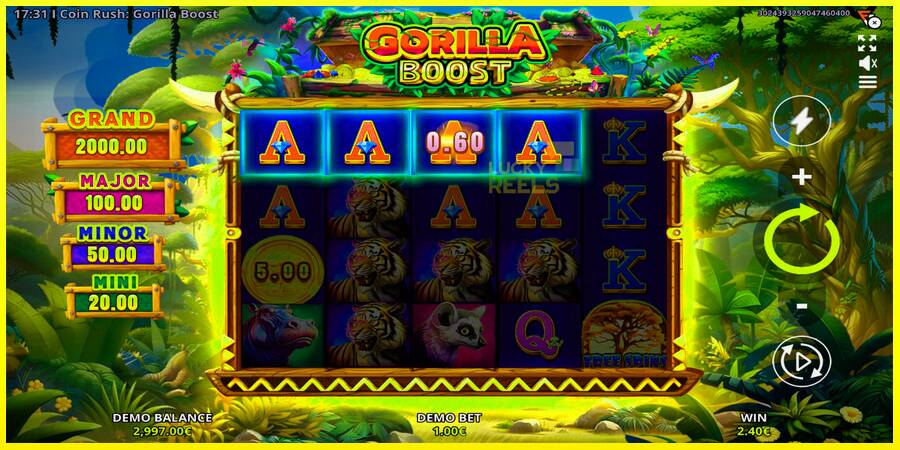 Coin Rush: Gorilla Boost מכונת משחק לכסף, תְמוּנָה 4