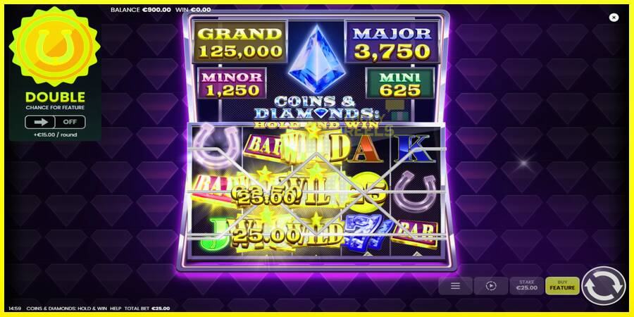 Coins & Diamonds: Hold and Win מכונת משחק לכסף, תְמוּנָה 3