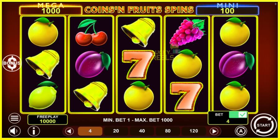 Coinsn Fruits Spins מכונת משחק לכסף, תְמוּנָה 2