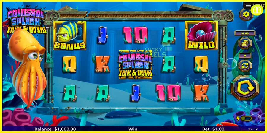 Colossal Splash Ink & Win מכונת משחק לכסף, תְמוּנָה 1