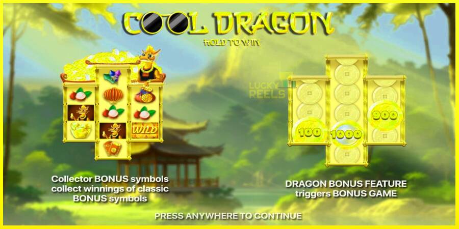 Cool Dragon: Hold to Win מכונת משחק לכסף, תְמוּנָה 1