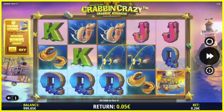 Crabbin Crazy 2 מכונת משחק לכסף, תְמוּנָה 3