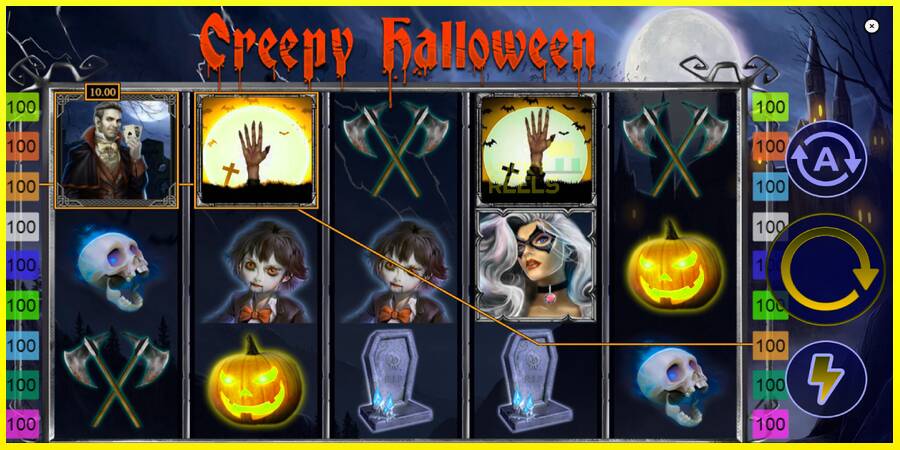 Creepy Halloween מכונת משחק לכסף, תְמוּנָה 3