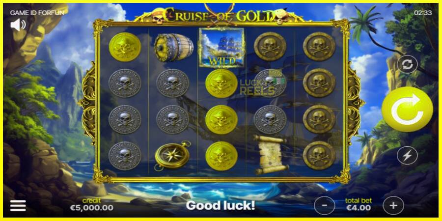 Cruise of Gold מכונת משחק לכסף, תְמוּנָה 1