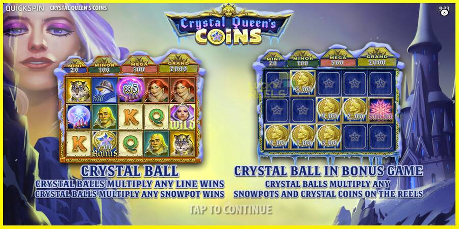 Crystal Queens Coins מכונת משחק לכסף, תְמוּנָה 1