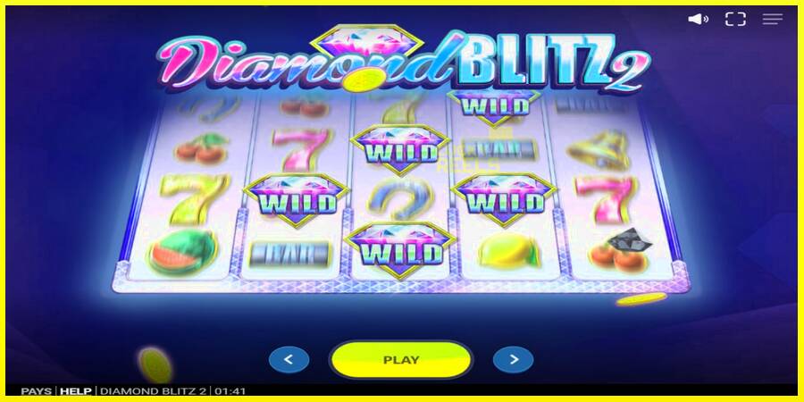 Diamond Blitz 2 מכונת משחק לכסף, תְמוּנָה 1