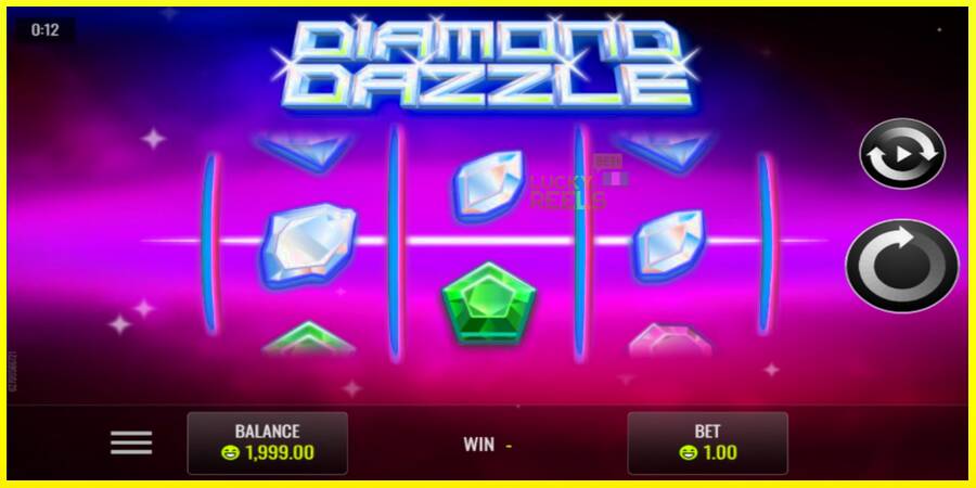 Diamond Dazzle מכונת משחק לכסף, תְמוּנָה 1