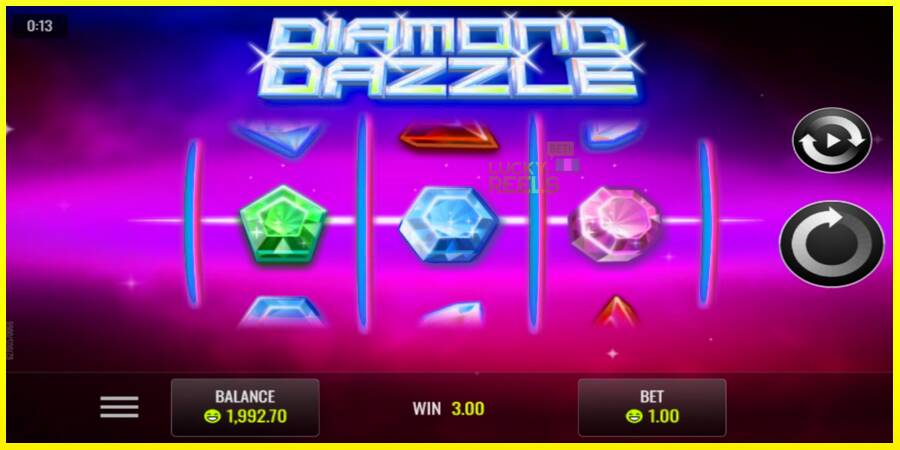 Diamond Dazzle מכונת משחק לכסף, תְמוּנָה 2