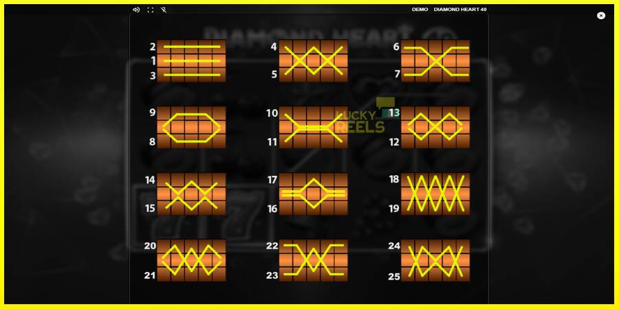 Diamond Heart 40 מכונת משחק לכסף, תְמוּנָה 6