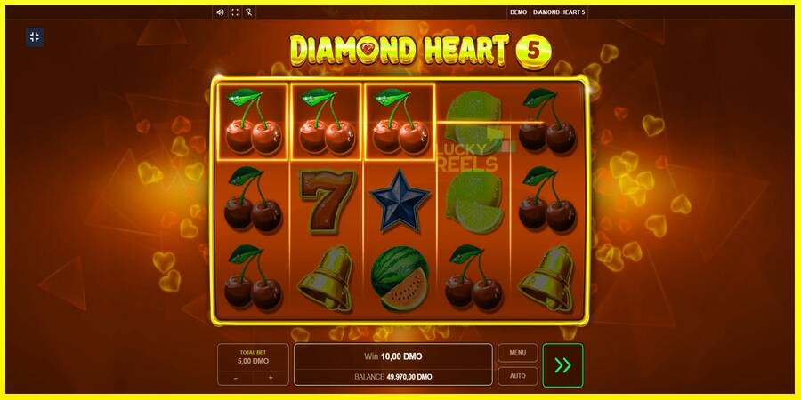 Diamond Heart 5 מכונת משחק לכסף, תְמוּנָה 2