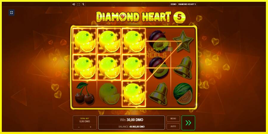 Diamond Heart 5 מכונת משחק לכסף, תְמוּנָה 3