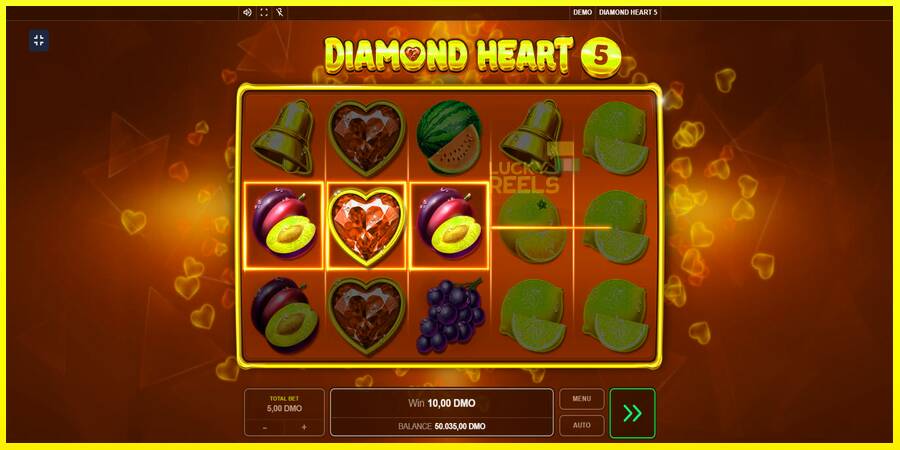 Diamond Heart 5 מכונת משחק לכסף, תְמוּנָה 5