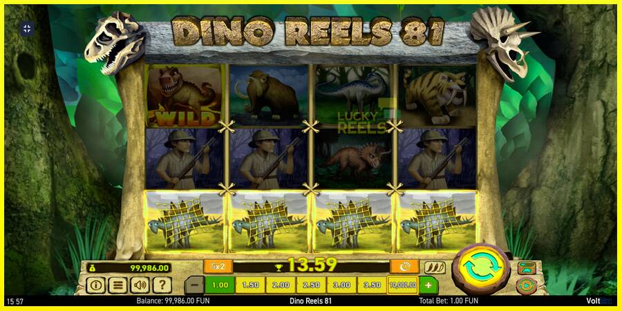 Dino Reels 81 מכונת משחק לכסף, תְמוּנָה 4